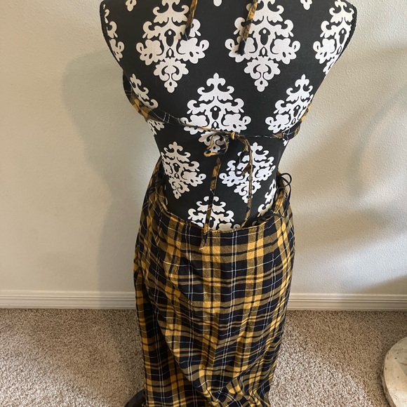 Plaid urban outfitters backless dress - Picture 5 of 5